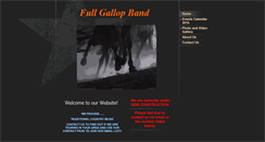 Desktop Screenshot of fullgallopband.com